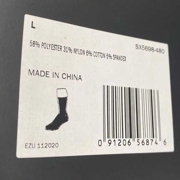 Nike Dri-Fit Vapor Crew Football Socks Size L SX5698-480 Royal Blue New - Picture 7 of 7